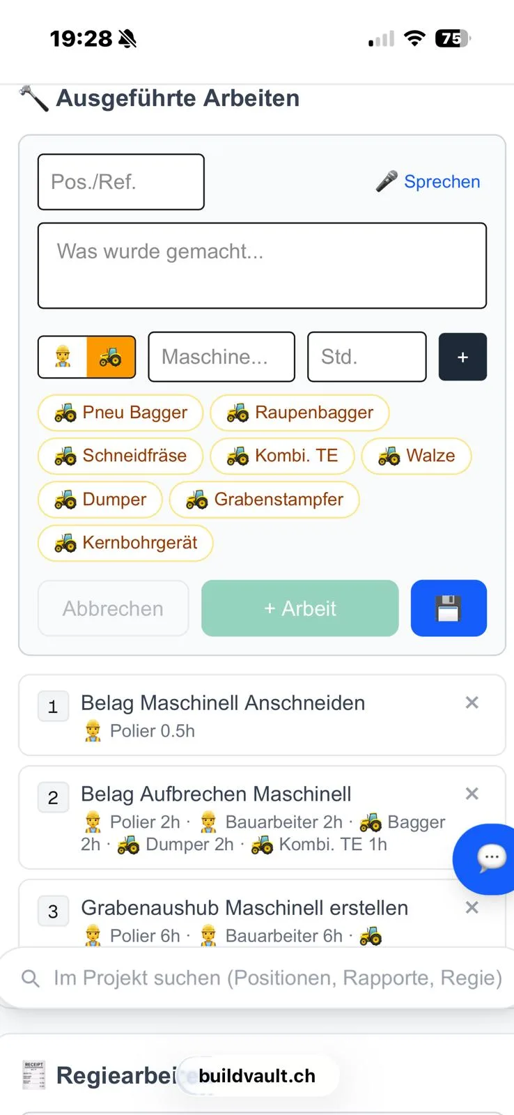 Maschinen-Chips